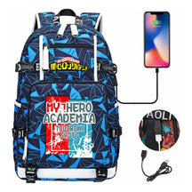 My Heroes Academy Usb Youth Student Backpack For Men And Women's Travel Backpacks