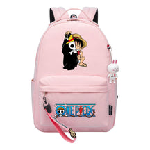 Cartoon Cartoon One Piece Luffy Schoolbag Leisure Bag Girls Backpack