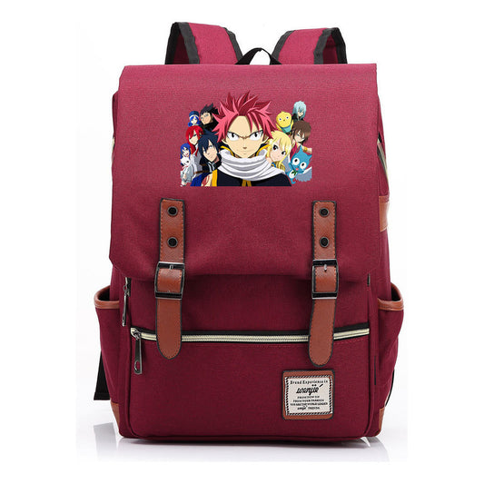 Printed Schoolbags For Men And Women Leisure Belt Buckle Classic Backpack