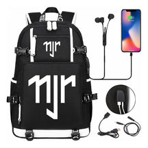 Football Star Neymar Printed Youth Student Backpack With Large Capacity