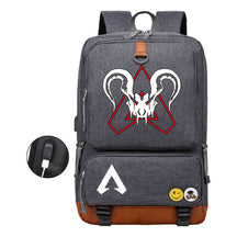 Apex Hero Print Usb Student Backpack Casual Backpack