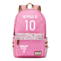 Football Star Neymar Printed Youth School Backpack For Primary And Secondary School Students, Fashionable And Casual Backpack