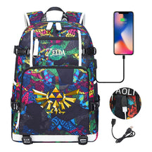 Legend Of Zelda Printed Backpack For Men And Women With Large Capacity Leisure Travel Backpack