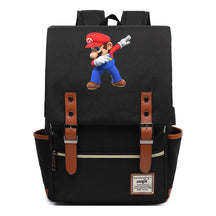 Game Super Mario Youth Student Backpack Usb Casual Backpack
