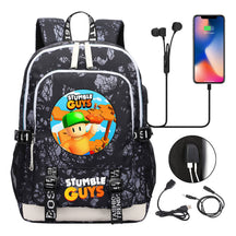 Printed Youth School Bag Usb Casual Backpack Travel Backpack