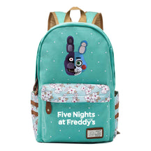 Toy Bear Game Fashion Printed Teenage Girls Student School Bag Men's And Women's Casual Canvas Backpack