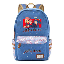 Cartoon Teenage Girl Student Backpack Casual Canvas Backpack