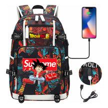 Usb Large Capacity Youth Student Backpack For Men And Women's Leisure Travel Backpack