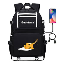 Cartoon Super Cute Lazy Egg Usb Student Backpack For Boys And Girls Backpack Leisure Travel Bag