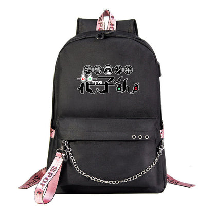 Usb Youth Student Backpack For Boys And Girls Leisure Travel Backpack