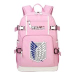 Giant Wings Of Cartoon And Anime Attack Student Backpacks, Men's And Women's Backpacks, Leisure Travel Backpacks