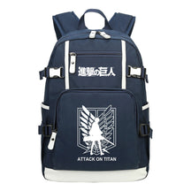 Giant Winged Soldier Captain Of Anime Attack Student Backpack, Leisure Travel Backpack