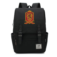 School Of Witchcraft And Wizardry Printed Youth Student Backpack For Men And Women, Casual Belt Buckle, Classic Backpack