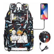 Promised Dream Island Usb Large Capacity Student Backpack Leisure Travel Backpack