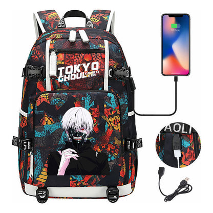 Usb Large Capacity Student Backpack For Leisure Travel Backpack