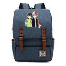 Anime My Heroes Academy Printed Youth Student School Bag Casual Belt Buckle Classic Backpack