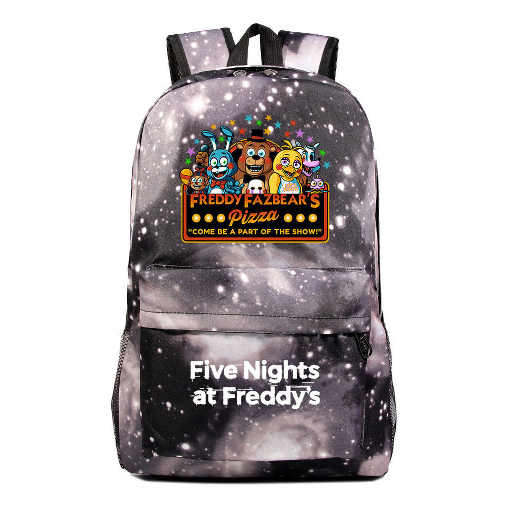 Toy Bear Game Fashion Starry Sky Youth Student Backpack Men's And Women's Leisure Backpack