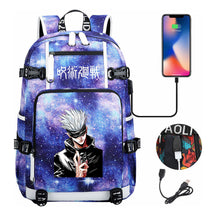 Printed Usb Youth Student Backpack Leisure Large Capacity Travel Backpack