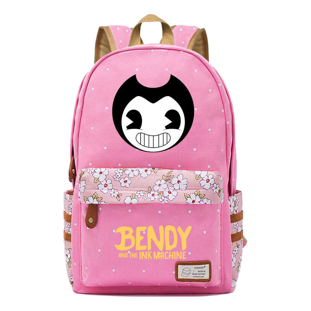 Game Bandy And Impression Machine Youth Student School Bag Fragmented Flower Men's And Women's Backpack
