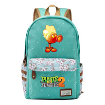 Game Plants Battle Printed Teenage Girl Student Backpack For Men And Women's Leisure Backpack