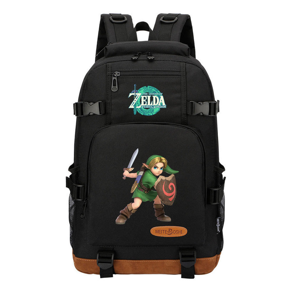 Printed Student Backpack For Leisure Travel Backpack