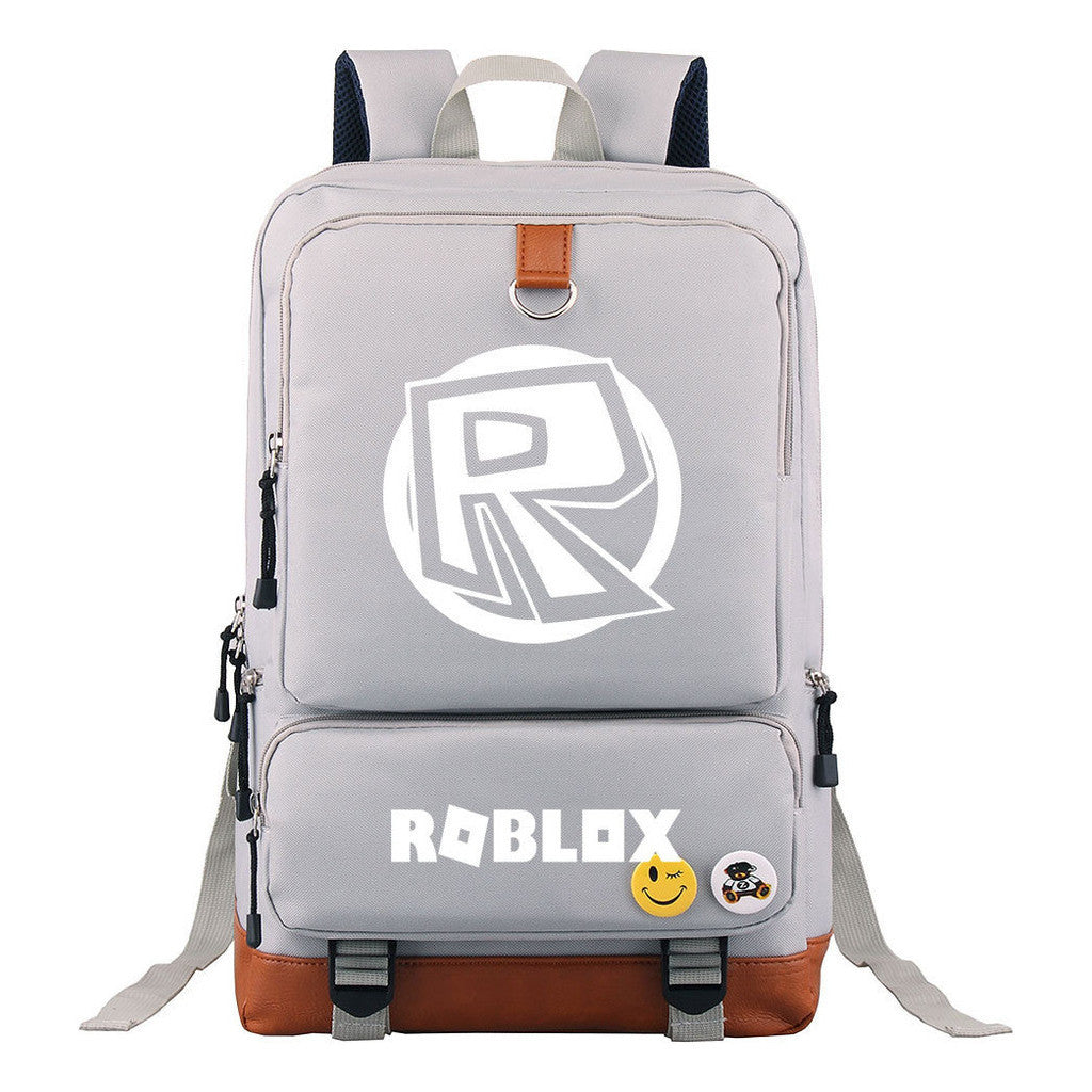 Game Roblox Printed Teenage Student Backpack, Travel Bag, Men's And Women's Backpack