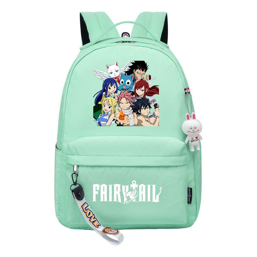Printed Teenage Student Backpack, Casual Bag, Girl Backpack