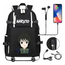 Naruto Usb Large Capacity Youth Student Backpack For Men And Women's Leisure Travel Backpack