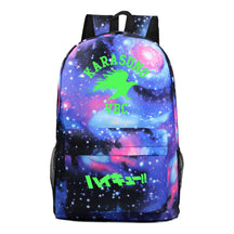 Green Night Light Fashion Volleyball Youth Flying Heart Print Youth Student School Bag Men's And Women's Leisure Backpack
