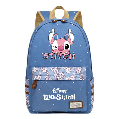 Printed Teenage Student Backpack For Men And Women's Leisure Backpack