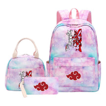 Naruto Girls School Bag Lunch Bag Three Piece Set Backpack Set