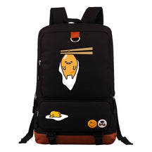 Cartoon Anime Lazy Egg Youth Student Backpack With Large Capacity Travel Bag For Boys And Girls Backpack