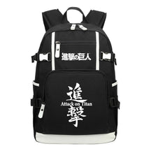 Giant Winged Soldier Captain Of Anime Attack Student Backpack, Leisure Travel Backpack