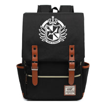 Printed Teenage Student Backpack For Men And Women With Casual Belt Buckle Classic Backpack