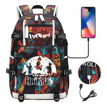 Volleyball Youth Usb Large Capacity Youth Student School Bag Men's And Women's Leisure Travel Backpack
