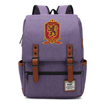 School Of Witchcraft And Wizardry Printed Youth Student Backpack For Men And Women, Casual Belt Buckle, Classic Backpack