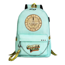 Cartoon Strange Town Youth Student School Bag Men's And Women's Leisure Travel Backpack