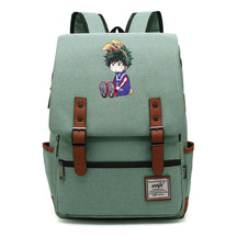 Anime My Heroes Academy Printed Youth School Bag Casual Belt Buckle Classic Backpack