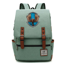 School Of Witchcraft And Wizardry Printed Youth Student Backpack For Men And Women, Casual Belt Buckle, Classic Backpack