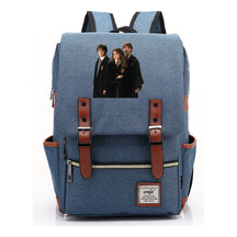 Academy Of Magic Print Teen Student School Bag For Men And Women Casual Belt Buckle Classic Backpack