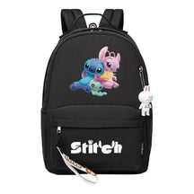 Interstellar Baby Stitch Printed Student Backpack, Casual Travel Bag, Girl Backpack