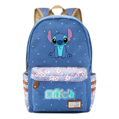 Interstellar Baby Stitch Printed Youth Student Backpack Casual Backpack