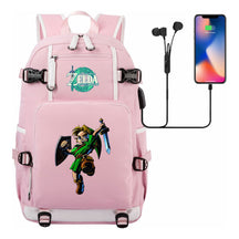 Game Zelda Legend Printed Youth Student Backpack For Men And Women With Large Capacity Leisure Travel Backpack