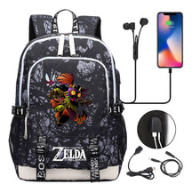 Usb Youth Primary And Secondary School Student Backpack For Men And Women's Leisure Sports Backpack