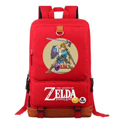 Printed Teen School Bag Travel Bag Backpacks