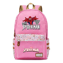 Superhero Printed Teenage Primary And Secondary School Backpacks For Men And Women's Leisure Travel Backpacks