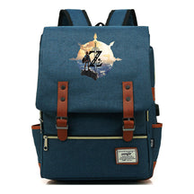 Game Tear Print Of The Kingdom Of Zelda Youth Primary And Secondary School Student Backpack Usb Men's And Women's Leisure Backpack