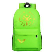 Golden Printed Youth Student Backpack Men And Women's Leisure Backpack