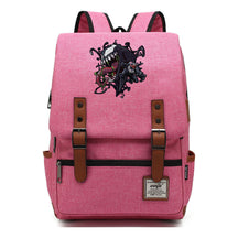 Printed Student Backpack With Casual Belt Buckle, Classic Backpack