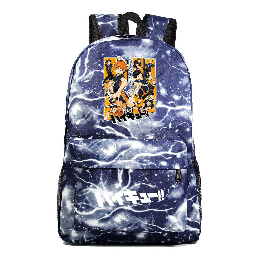 Naruto Usb Large Capacity Youth Student Backpack For Leisure Travel Backpack